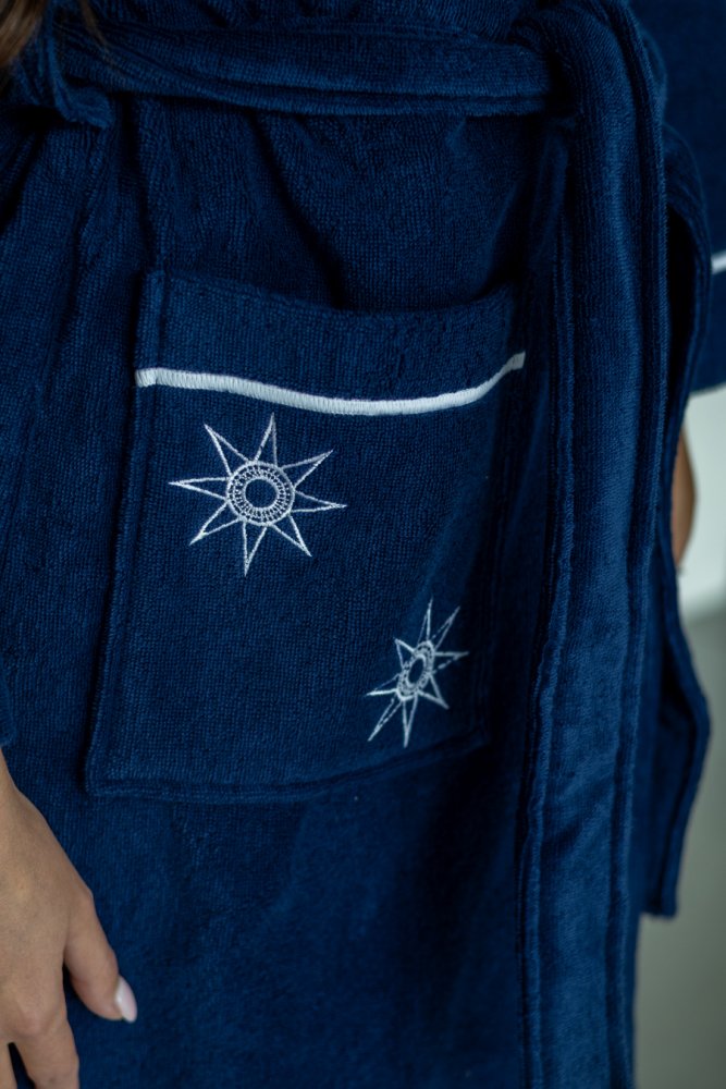 Soft Cotton Dámsky krátky župan MARINE LADY