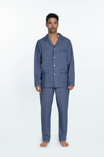GUASCH Pánské pyžamo ENRICO M Tmavě modrá