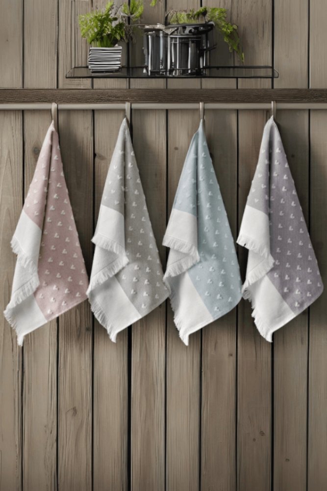Soft Cotton Kuchynské utierky HEARTS