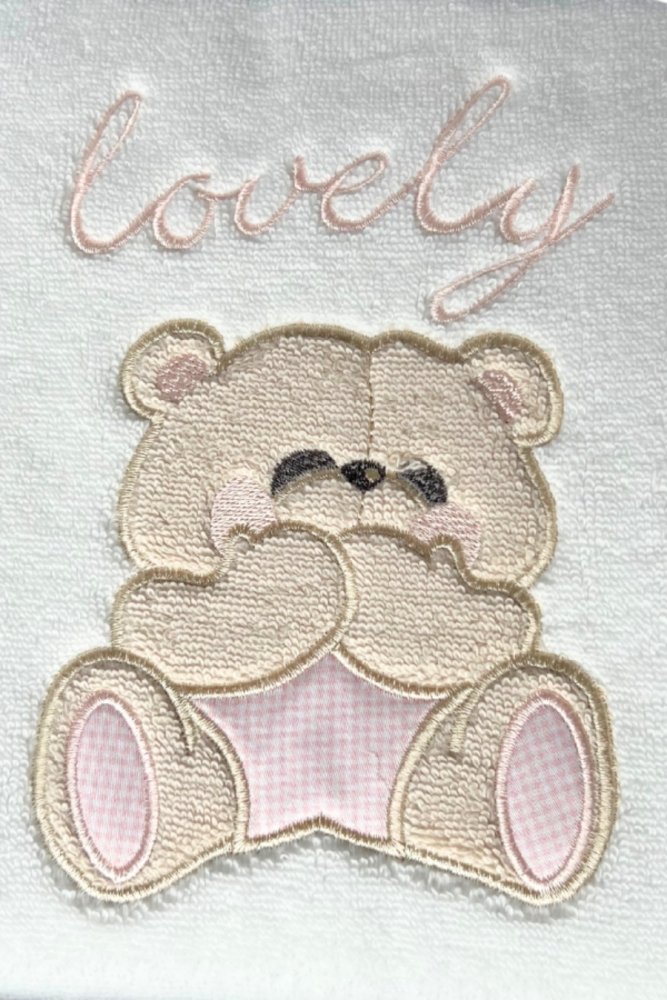 Dětská dárková sada ručník a osuška LOVELY, 2 ks Růžová