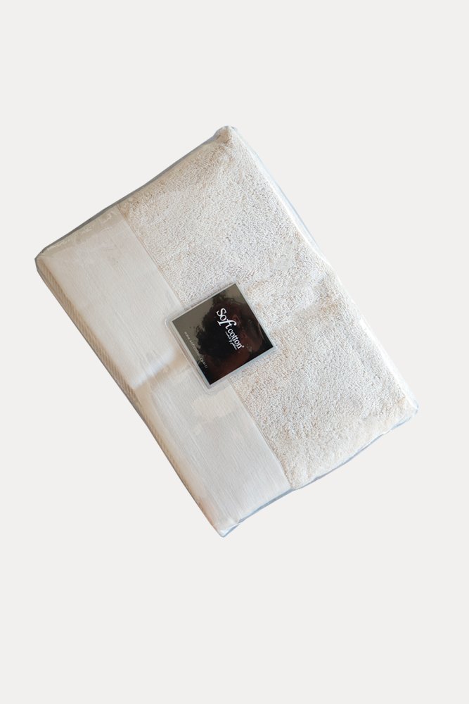 Set prosop și prosop de corp AXEL, 2 buc Bej deschis / Light beige