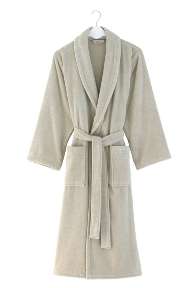 Halat de baie unisex MICRO COTTON XL Bej deschis / Light beige