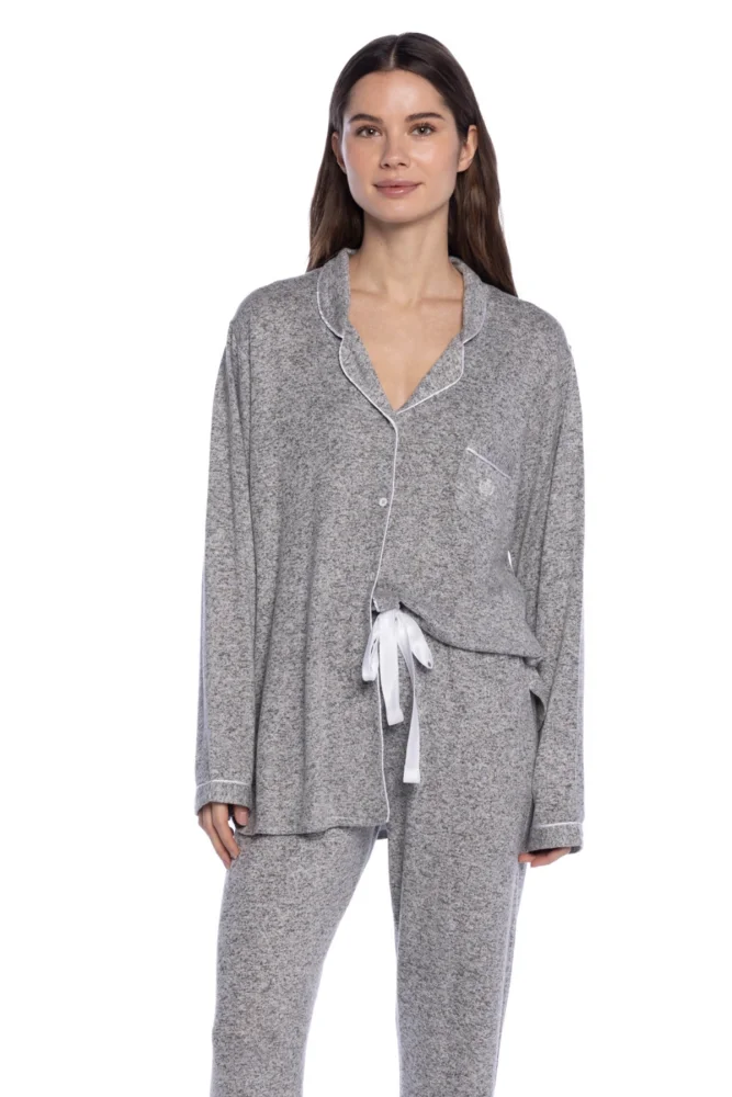 Damenpyjama SALMA S Grau / Grey