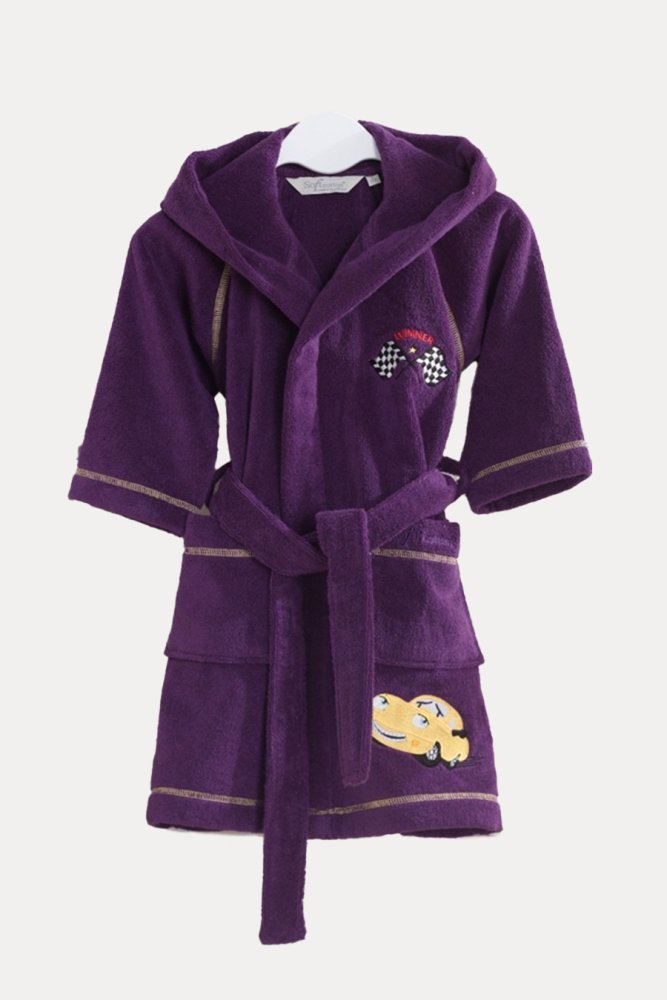 Halat pentru copii PILOT + papuci în cutie cadou 6 ani (mărime 116 cm)