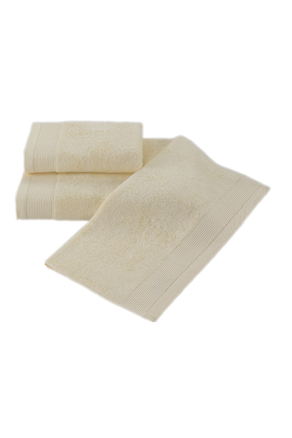 Soft Cotton Bambusová osuška BAMBOO 85x150 cm. Bambusové osušky BAMBOO majú prirodzené antibakteriálne vlastnosti, odolávajú baktériám a plesniam a sú ideálne pre každodenné použitie aj do sauny. Svetlo žltá