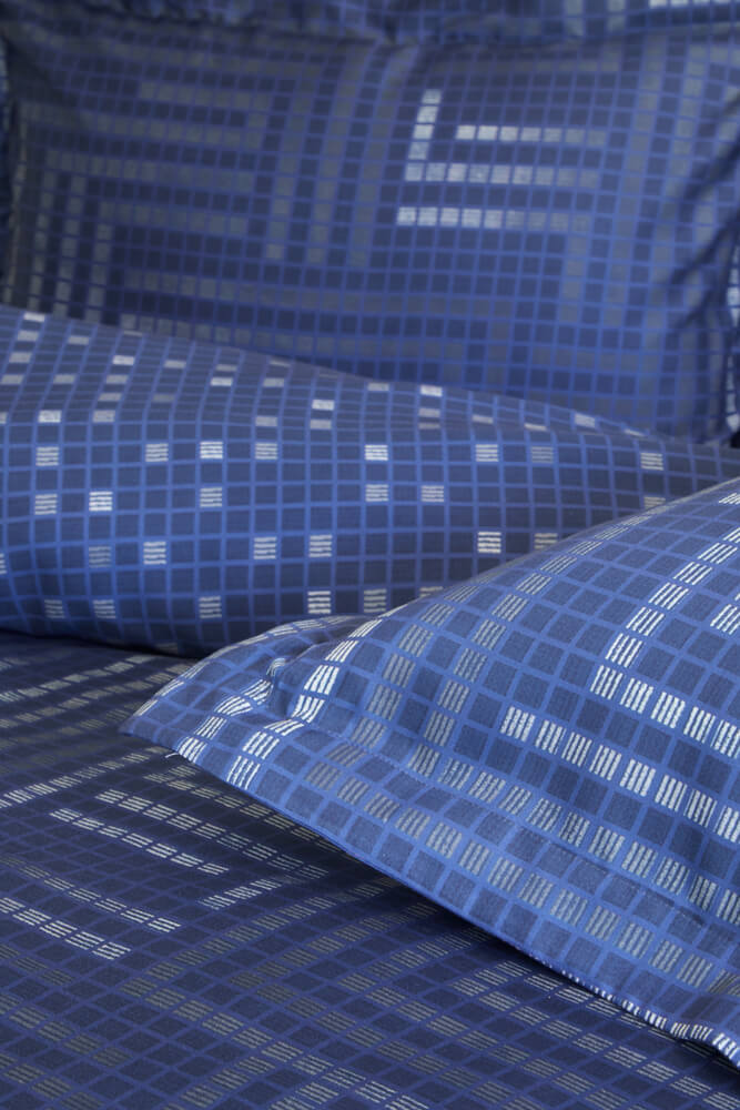 Soft cotton Bavlněné povlečení na dvoulůžko VEGA Modrá Dvojlůžko EU 200 x 220 cm