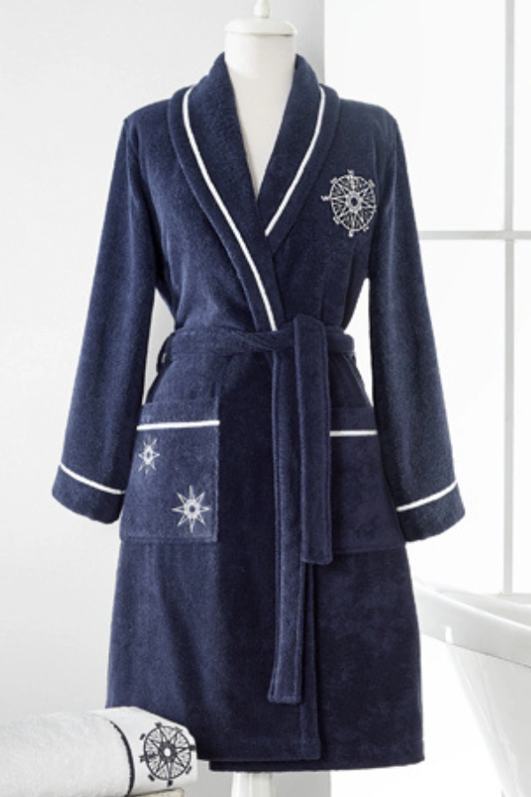 Soft Cotton Dámsky krátky župan MARINE LADY