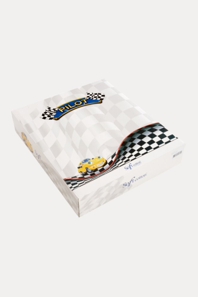 Soft Cotton Detský župan PILOT v darčekovom balení