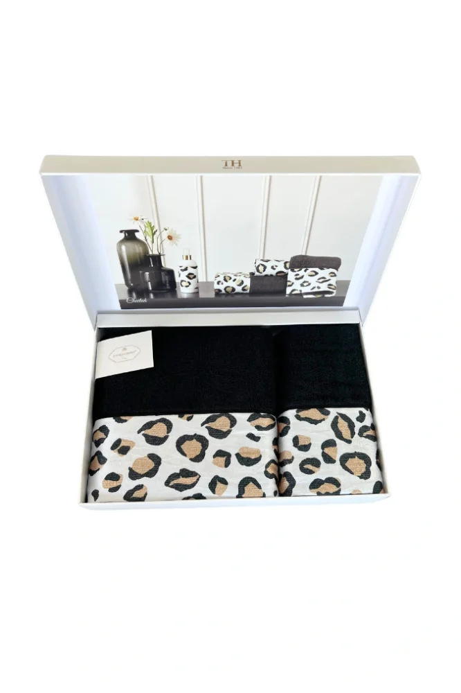 Set prosop și prosop de corp CHEETAH, 2 buc
