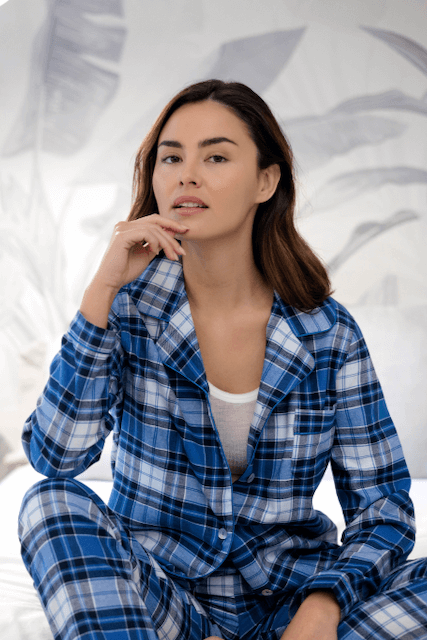 Flanelowa piżama damska SARA