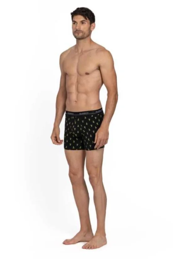 2 Pack, Boxeri pentru bărbați RUBENS, din bumbac elastic - Mărime: M, Ambalaj: În cutie cadou 2 buc