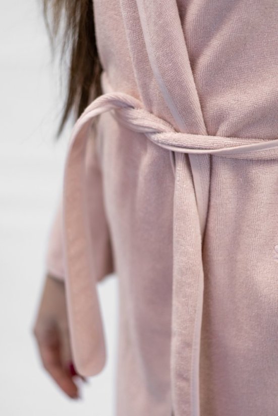 Dámsky krátky župan GLORIA - Veľkosť: L, Farba: Žltá