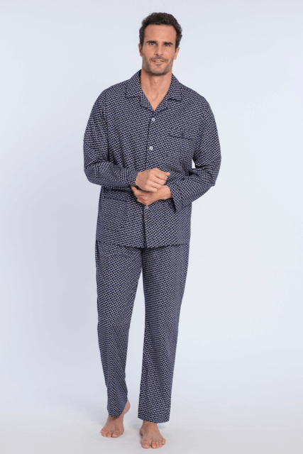 Pánske pyžamo DIEGO - Veľkosť: XL, Farba: Tmavo modrá