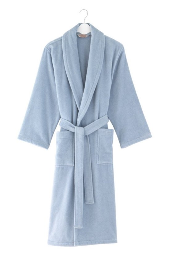 MICRO COTTON uniszex fürdőköpeny - Méret: XXL, Szín: Világos bézs / Light beige