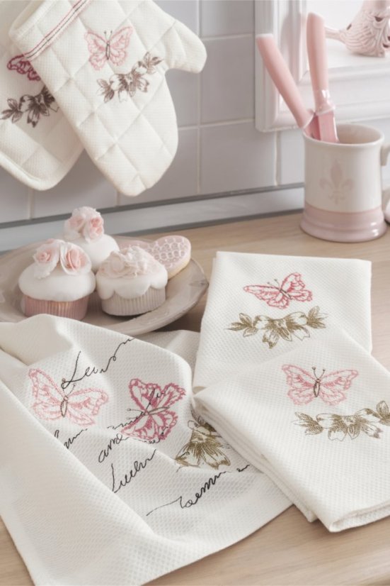 Ręczniki kuchenne BUTTERFLY, 3 szt