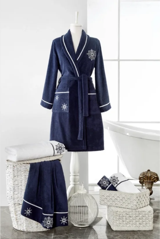 Halat scurt femei MARINE LADY - Mărime: XL, Culoare: Albastru închis / Navy