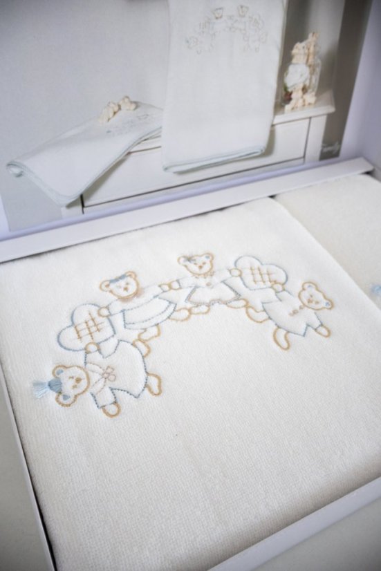 Vaikiškų rankšluosčių ir vonios rankšluosčių dovanų rinkinys FAMILY, 2 vnt.