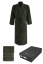 Męski szlafrok SMART w opakowaniu prezentowym z ręcznikiem - Rozmiar: M + ręcznik 50x100cm + pudełko, Kolor: Khaki