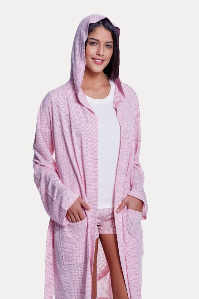 Damenpyjama aus Bambus GINA mit Bademantel