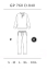 Šilta vyriška pižama RENE
