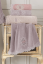 Bademantel DESTAN + Handtuch + Badetuch + box - Größe: M, Farbe: Violett-Lila