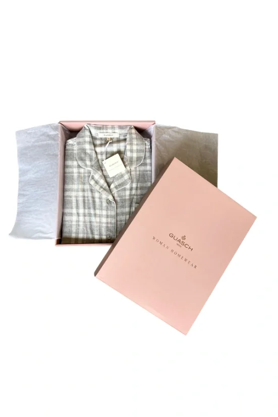 Damenpyjama aus Flanell ROBERTA