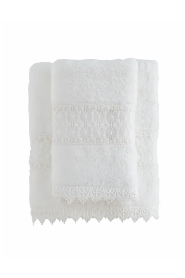 Prosop DEMET cu dantela 50x100cm