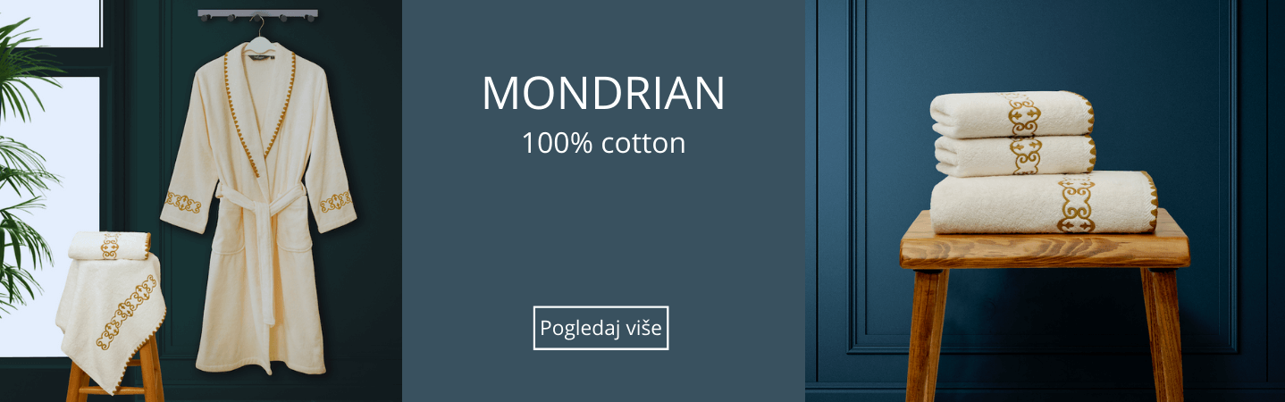 Kolekcija frotirnih ručnika i ogrtača MONDRIAN