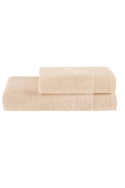 Set prosop și prosop de corp BAMBOO, 2 buc - Culoare: Galben deschis / Light yellow