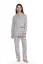 Damenpyjama aus Flanell ROBERTA