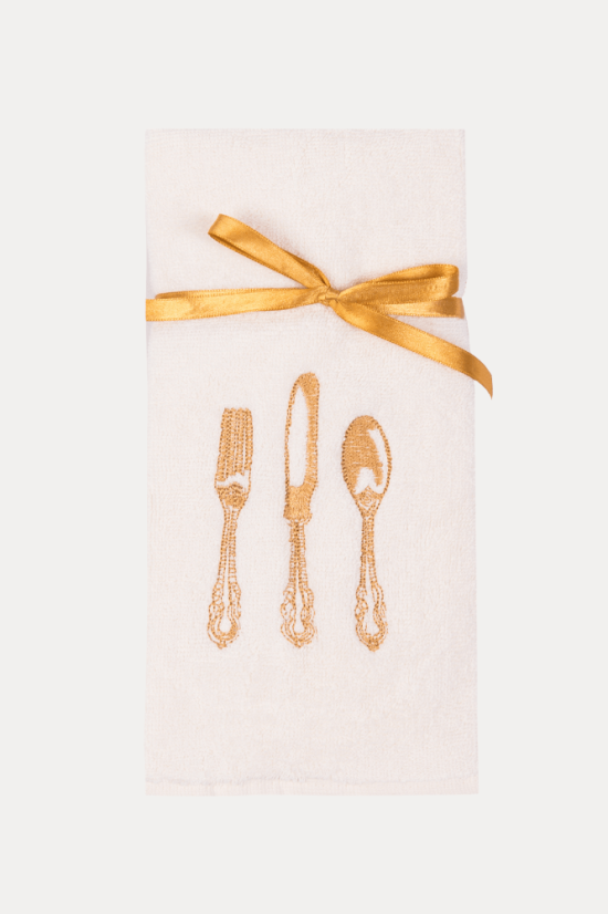 Ręczniki kuchenne HOME, 2 szt - Rozmiar: Zestaw (2szt., 40x60 cm), Kolor: Kremowy / Beżowy