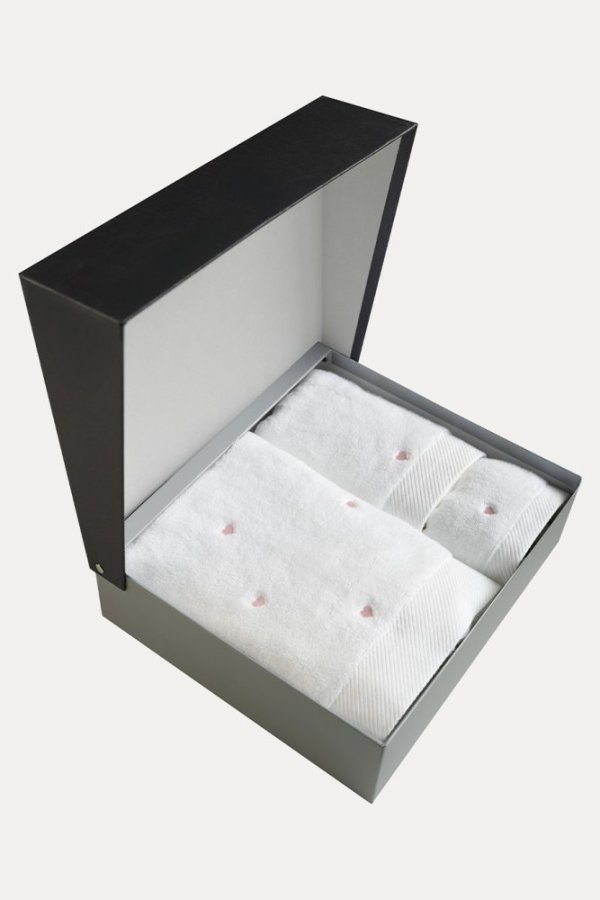 Geschenkverpackung Hand- und Badetücher MICRO LOVE, 3 St.