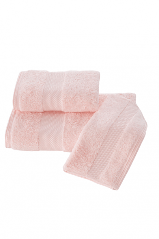 Sada ručníků a osušky DELUXE, 3 ks - Barva: Růžová