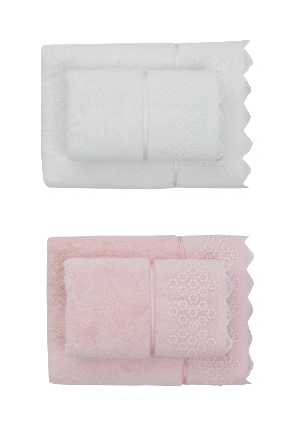 Prosop FREYA cu dantela 50x100cm