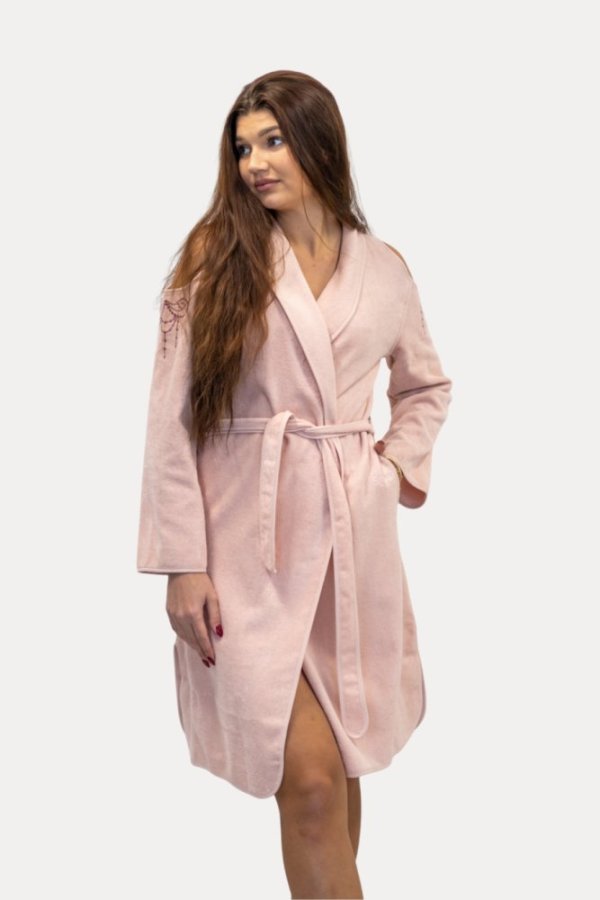 Krótki damski szlafrok GLORIA