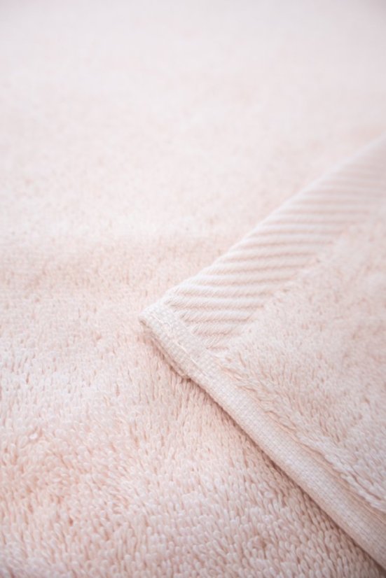 Damenbademantel FREYA + Handtuch + Badetuch + box - Größe: M, Farbe: Sahne / Ecru