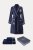 Bademantel MARINE LADY + Handtuch + Badetuch + box
