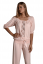 Damenpyjama aus Bambus SERENA - Größe: XL, Farbe: Rosa / Pink