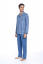 Pijamale pentru bărbați EMANUEL - Mărime: L, Culoare: Albastru / Blue