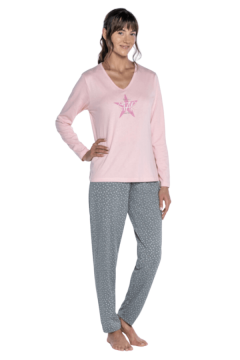 Lange Pyjamas & Schlafanzüge für Damen - Material - Baumwolle 100%
