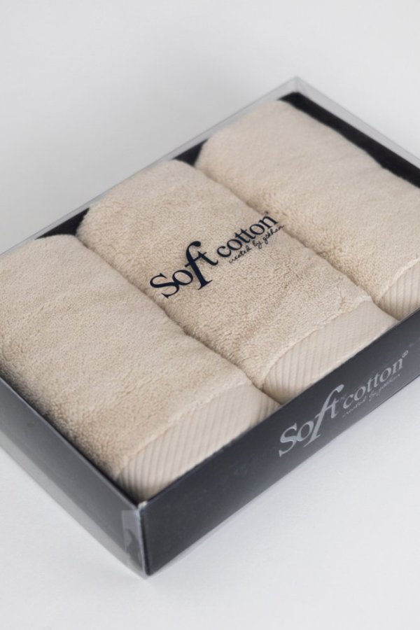 Väikeste rätikute kinkekomplekt MICRO COTTON, 3 tk.