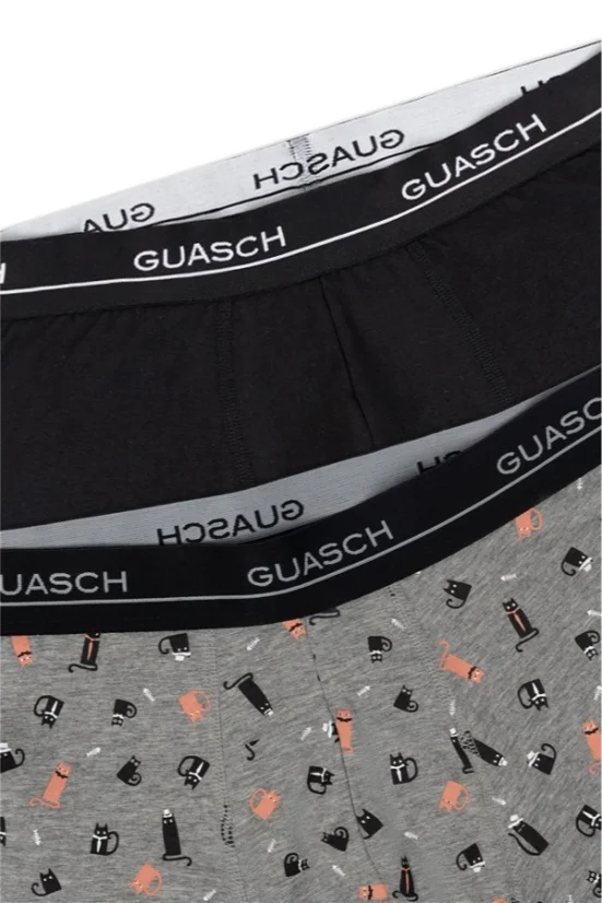 2 Pack, Boxeri pentru bărbați ENZO, din bumbac elastic - Mărime: XL, Ambalaj: În cutie cadou 2 buc
