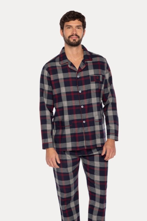 Pánské flanelové pyžamo MARTIN