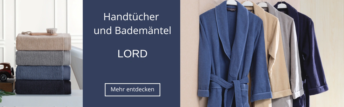 Frottee-Handtücher und Bademäntel LORD