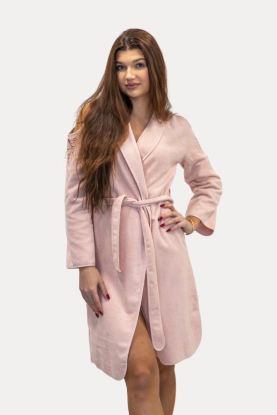 Dámsky krátky župan GLORIA - Veľkosť: L, Farba: Žltá