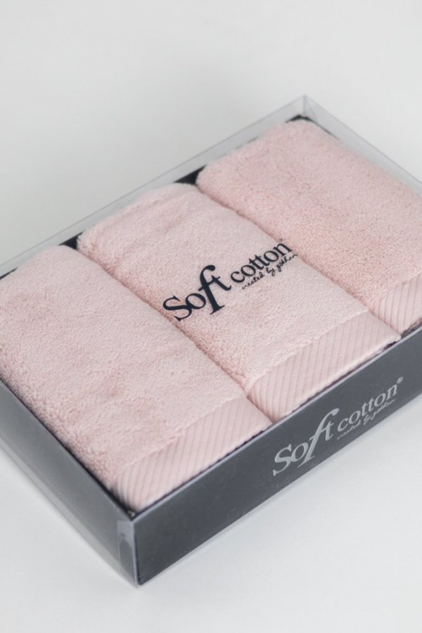 Väikeste rätikute kinkekomplekt MICRO COTTON, 3 tk.