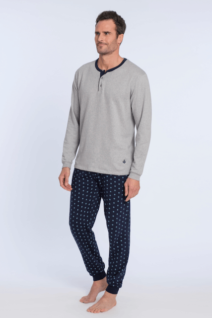 Pijamale pentru bărbați ARSENIO - Mărime: XL, Culoare: Gri / Grey