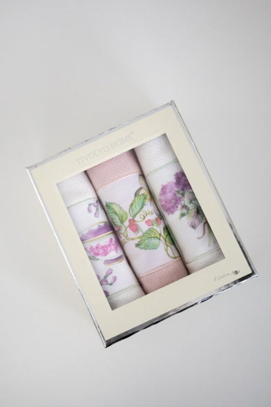 Ręczniki kuchenne BERGAMO I., 3 szt - Rozmiar: Zestaw (3szt., 40x60 cm), Kolor: Mix