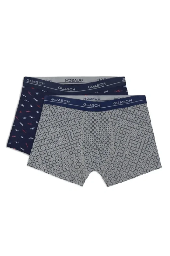 2 Pack, Boxeri pentru bărbați DIEGO, din bumbac elastic