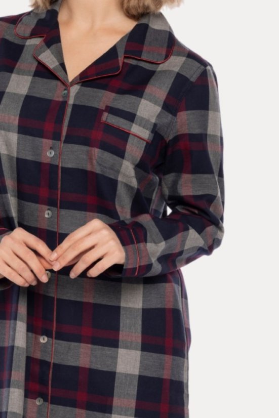 Damennachthemd aus Flanell LUCIA
